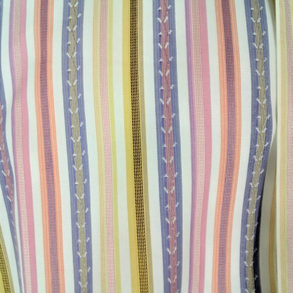 Robert Graham Rainbow Stripes Button Front Dress Shirt Men's Sz XL - Picture 3 of 9